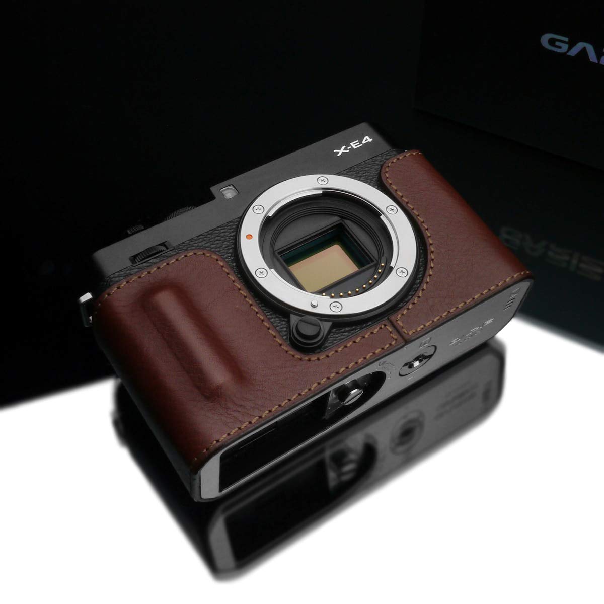 Amazon.com : Gariz HG-XE4BR Genuine Leather Half Case for Fujifilm